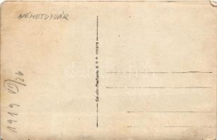 1919 Németújvár, Güssing; vár alatti park / Schloss / castle park. photo (EM)