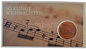 Ausztria 2012. "Frohe Weihnachten 2012 (Karácsony) / Stille Nacht, Heilige Nacht!" bronz k...