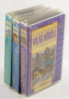 Hihetetlen világ körüli kalandozások. 3xkazetta, bontatlan.