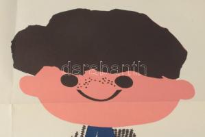 Müller Ilona (1929-): Már most vásároljuk meg iskolaszereinket, 1967. Plakát, papír, jelzett a plaká...