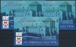 2023 21. Temafila Tata 3 darabos emlékív garnitúra azonos sorszámmal