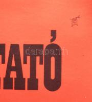 cca 1960-70 Divatbemutató. Plakát, papír, jelzés nélkül, Offset Nyomda, 80x56 cm. Hajtásnyomokkal. F...