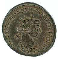 Római Birodalom 287 / Maximianus / Siscia / Antoninianus (3,38g) T:XF Roman Empire 287 / Maximianus / Siscia / Antoninianus "IMP C M A VAL MAXIMIANVS PF AVG / CLEMENTIA TEMP - B - XXI" Jupiter on right hands Victory on a globe to Maximian (3,38g) C:XF RIC V 575