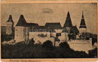 1907 Vajdahunyad, Hunedoara; vár / castle (kopott sarkak / worn corners)
