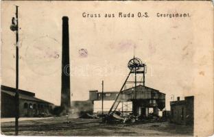 1913 Ruda Slaska, Schlesisch Ruda; Georgschacht. Kunstverlag Johann Kulik / mine (EM)