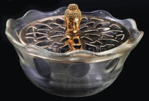Tál Buddha fogós potpoutti fedővel, d: 13 cm