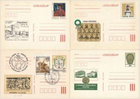 10 db MODERN levelezőlap alkalmi bélyegzésekkel, közte több díjjegyes