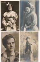 15 db RÉGI motívum képeslap: magyar színészek és színésznők / 15 pre-1945 motive postcards: Hungarian actors and actresses
