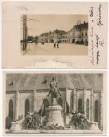 21 db RÉGI történelmi magyar város képeslap vegyes minőségben / 21 pre-1945 historical Hungarian tow...