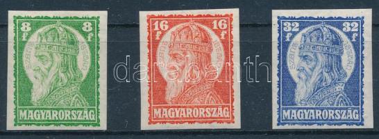 1928 Szent István I. vágott sor (**50.000)