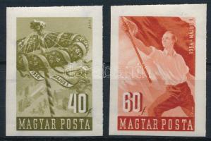 1954 Május 1. (V.) vágott sor (8.000)