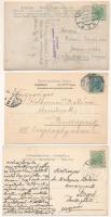 Abbazia, Opatija; - 3 db RÉGI város képeslap, közte 1 fotó / 3 pre-1945 town-view postcards, includi...
