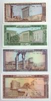 Libanon 1980-1988. 1L - 250L (7xklf) "Banque du Liban" karton tokban T:UNC-AU
Lebanon 198...