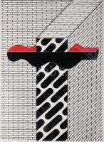 Deim Pál (1932-2016): Kőmíves Kelemenné, 1983. Szitanyomat, papír, jelzett. Számozott (40/40). Üvegezett fakeretben, 72×51 cm.