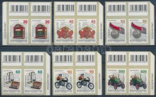 2018 Postatörténet II. sor vonalkódos párokban