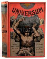 Dr. Hankó Vilmos (szerk.): Universum IV. Évkönyv a család és ifjúság számára. Bp., 1909, Lampel R. Kiadói festett egészvászon kötés, kopottas állapotban, érdekes témákkal, pl. vadászat.