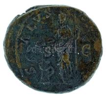 Római Birodalom 140-144 / Antoninus Pius / Róma / As vagy Dupondius bronz (12,31g) T:VF patina
Roma...