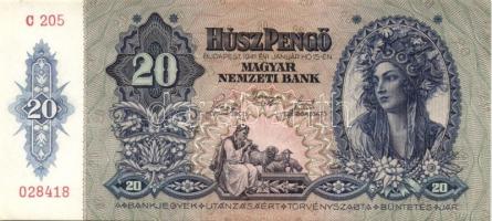 1941 20P 7db egymásutáni sorszámmal! T:I