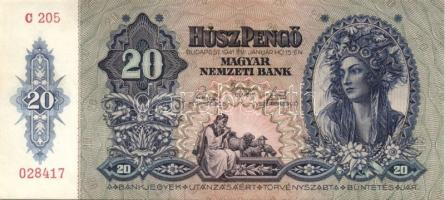 1941 20P 7db egymásutáni sorszámmal! T:I