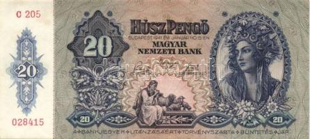 1941 20P 7db egymásutáni sorszámmal! T:I