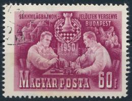 1950 Sakk (I.) 60f római szám vízjellel