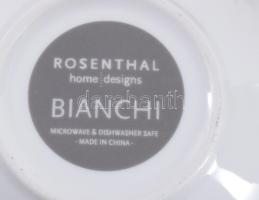 Rosenthal Bianchi design porcelán salátás tálak, 2 db eredeti dobozokban. d: 24,5 cm. Fehér mázas, j...