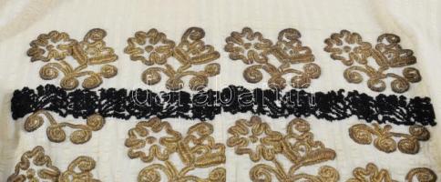 Aranyhímzéses női blúz, jó állapotban