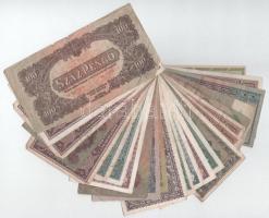Vegyes 25db-os Pengő bankjegytétel 1930-1946. 50.000AP + 100.000MP - 1.000.000.000MP (3xklf) + 10P-1...