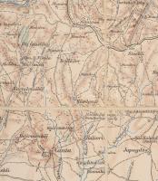 1 : 200.000 méretarányú térképek tétele, 11 db (Cataldza, Durazzo, Monastir, stb.), vászonra kasíroz...