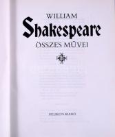 William Shakespeare összes művei. 1994, Helikon. Kiadói műbőr kötés, műanyag védőborítóval, jó állapotban.