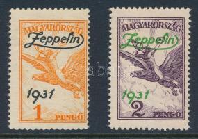 1931 Zeppelin sor (40.000) (2P ujjlenyomat / fingerprint)