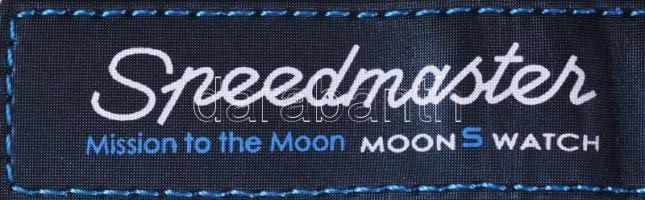 Omega X Swatch - Moonswatch - Mission to The super Blue Moon férfi karóra. Működik, leírással, díszd...