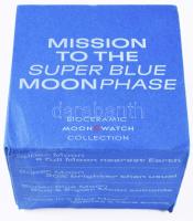 Omega X Swatch - Moonswatch - Mission to The super Blue Moon férfi karóra. Működik, leírással, díszd...