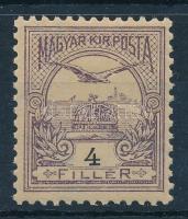 1900 Turul 4f a. számvízjelállással, nagyon halvány falcnyom