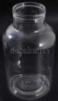 Antik befőttes üveg, 5l, hibátlan, m. 31 cm