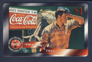 USA 1996 Coca-Cola 1$ használatlan telefonkártya