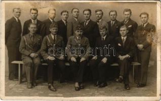 1935 Leventék / Hungarian military, members of the Hungarian Paramilitary Youth Organization. photo (felületi sérülés / surface damage)