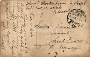 1914 Huszárok csoportja / WWI K.u.K. military, group of hussars. photo (fl)