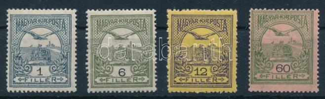 1913 4 klf Turul bélyeg fekvő vízjellel (6.300)