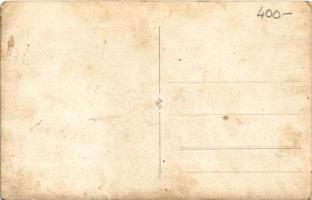 Osztrák-magyar katonák csoportja, köztük szanitécek és kerékpáros katonák / WWI K.u.K. military, gro...