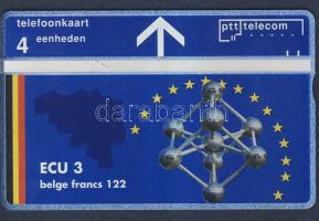 Németország 1993 ECU-Belgium 4 egységes használatlan telefonkártya