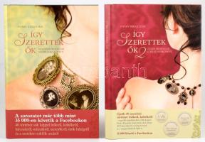 Nyáry Krisztián: Így szerettek ők 1-2. Magyar Irodalmi Szerelmeskönyv. Bp., 2013-2014, Corvina. Kiadói kartonált kötés, papír védőborítóval, jó állapotban.