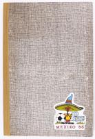 1986 A Népsport 1986-os mexikói labdarúgó-világbajnokságról tudósító számai egybekötve, félvászon-kötésben, jó állapotban