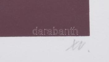 Bálint Endre (1914-1986): Kompozíció, 1985. Szitanyomat, papír, jelzett, számozott (45/60). 30x30 cm...