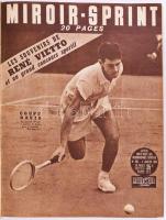 1954 A Miroir-Sprint c. francia nyelvű sportújság teljes évfolyama egybekötve, benne többek közt az 1954-es labdarúgó-világbajnokság híreivel (közte az Aranycsapat), félvászon-kötésben, jó állapotban