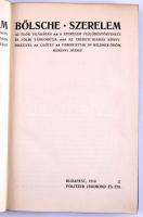 Bölsche, [Wilhelm]: Szerelem az élők világában. A szerelem fejlődéstörténete és földi vándorútja. I-...