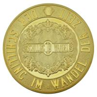 Ausztria DN "100sch 1949 / Der Schilling im wandel der zeit" kétoldalas multicolor rátétes...