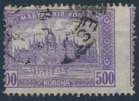 1921 Parlament 500K extrém elfogazással