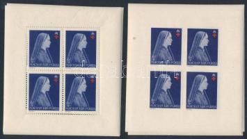 1942 Vöröskereszt II. kisívsor (24.000) (6f folt / spot, 8f saroktörés / folded corner)