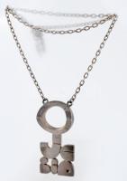 Jorma Laine (1930-2002): "Ice" nyaklánc. Ezüst (Ag), jelzett, nettó 38g